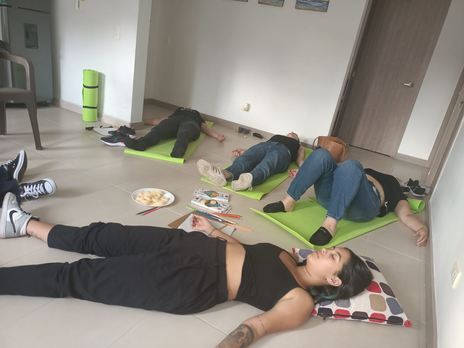 Sesión de meditación mindfulness